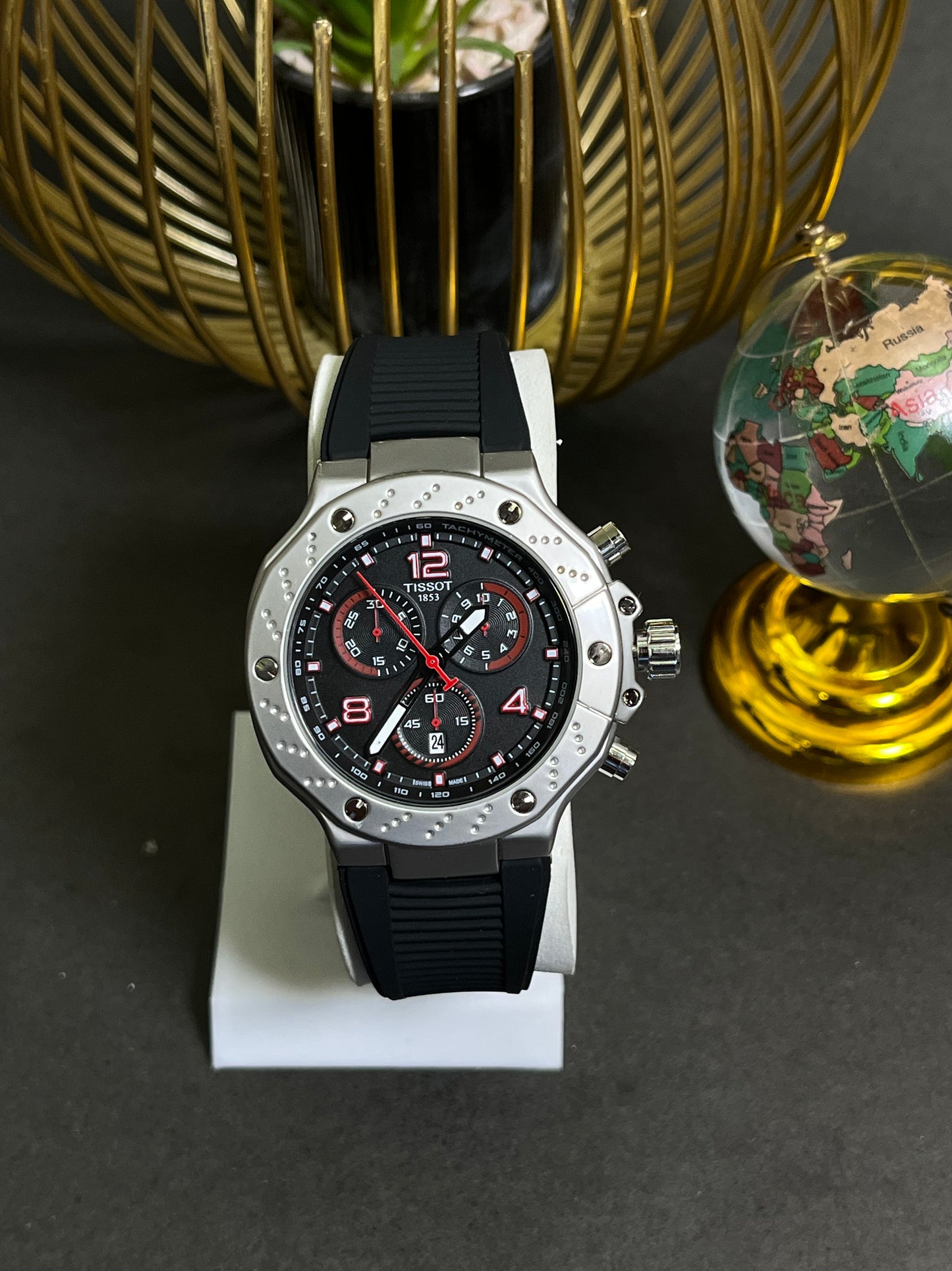 TST Men's Sport Watch - Premium Silicone Strap