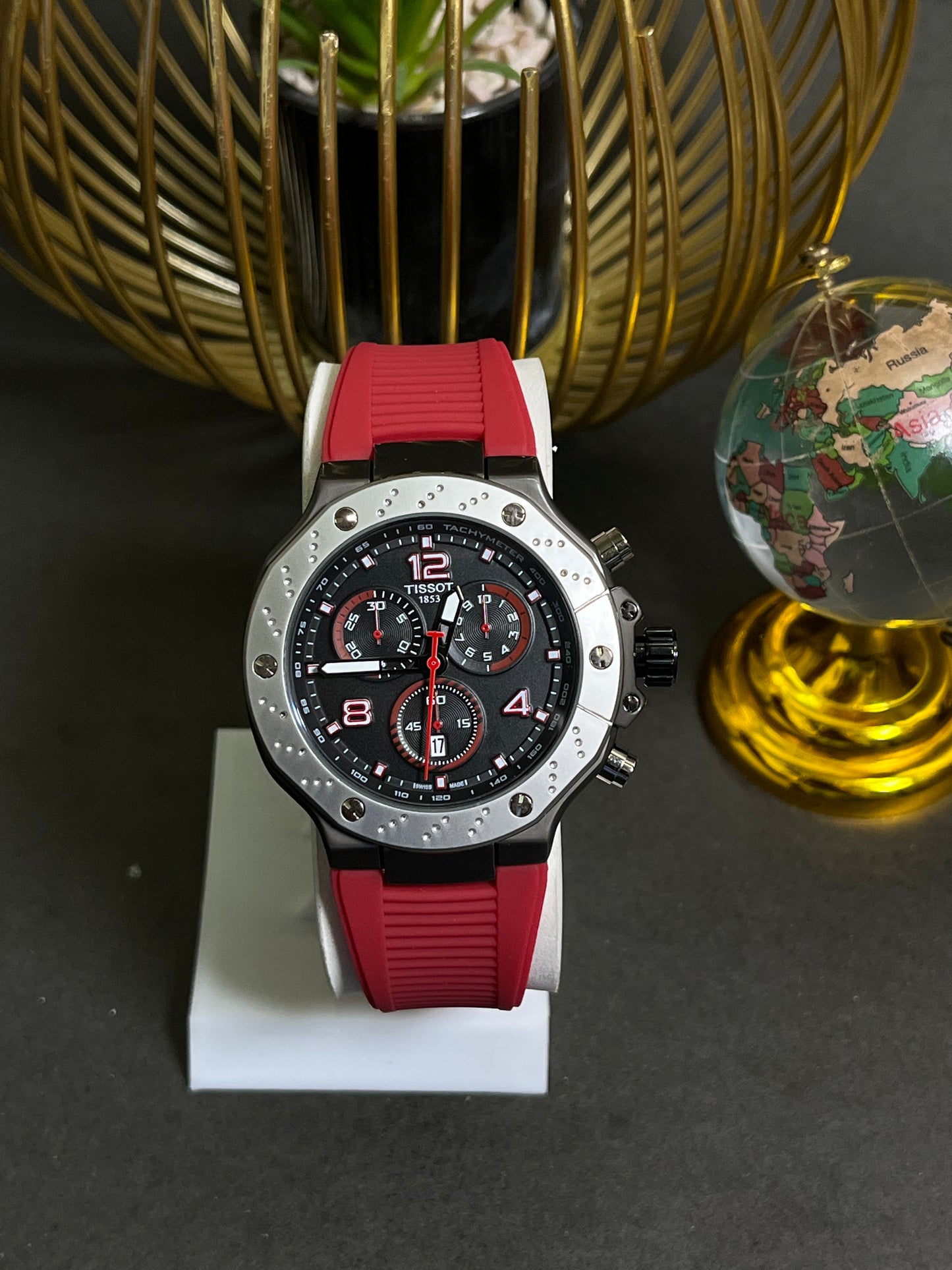 TST Men's Sport Watch - Premium Silicone Strap