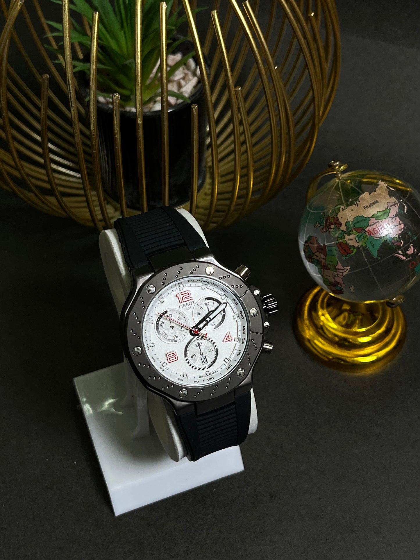 TST Men's Sport Watch - Premium Silicone Strap