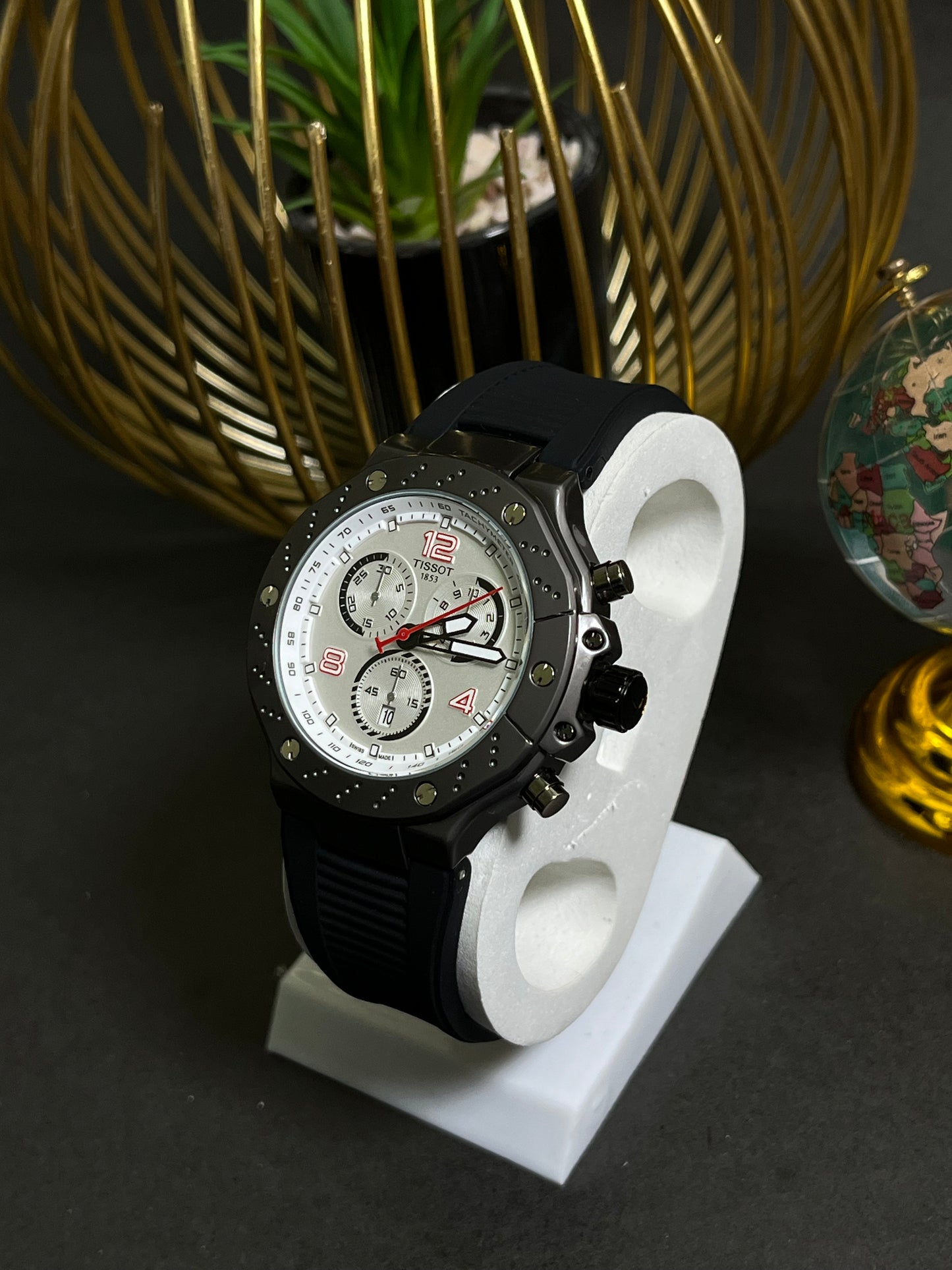 TST Men's Sport Watch - Premium Silicone Strap