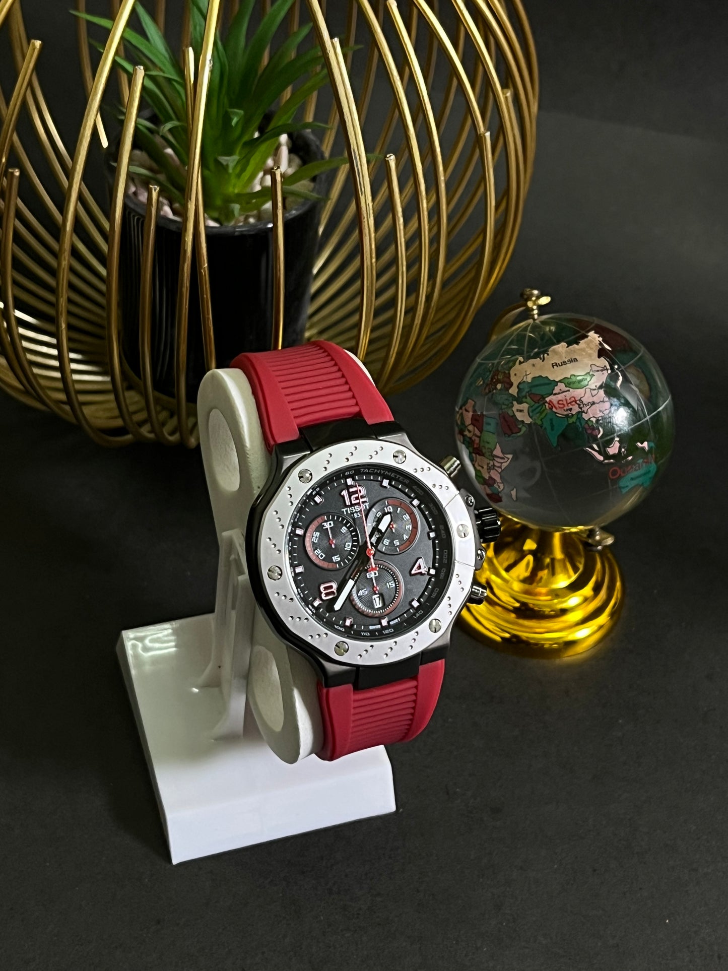 TST Men's Sport Watch - Premium Silicone Strap