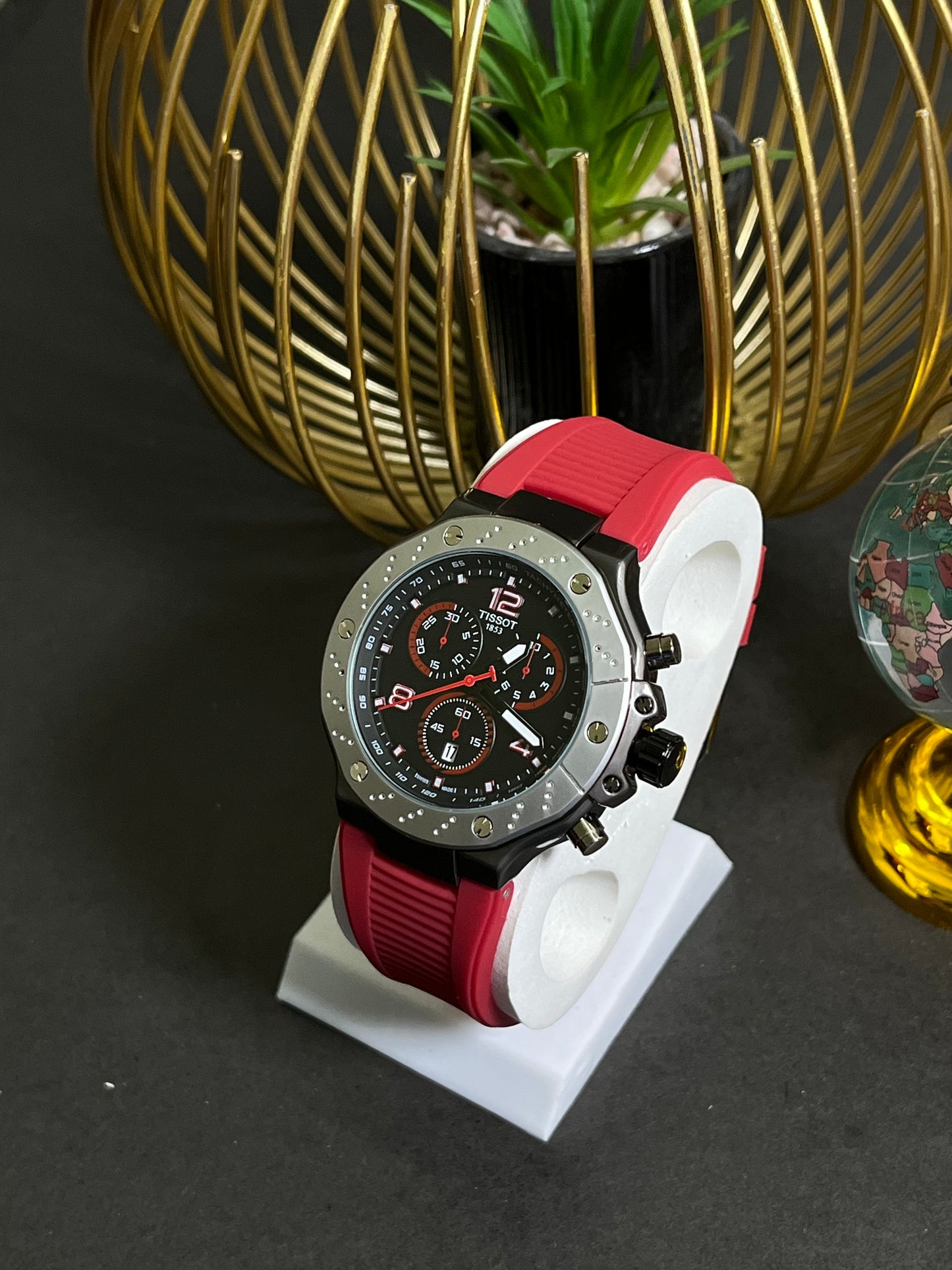 TST Men's Sport Watch - Premium Silicone Strap